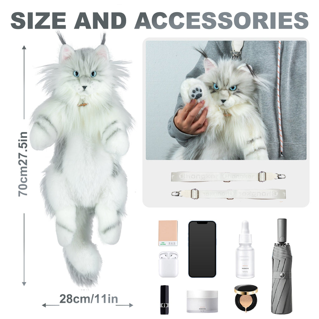 Silver Maine Coon Backpack