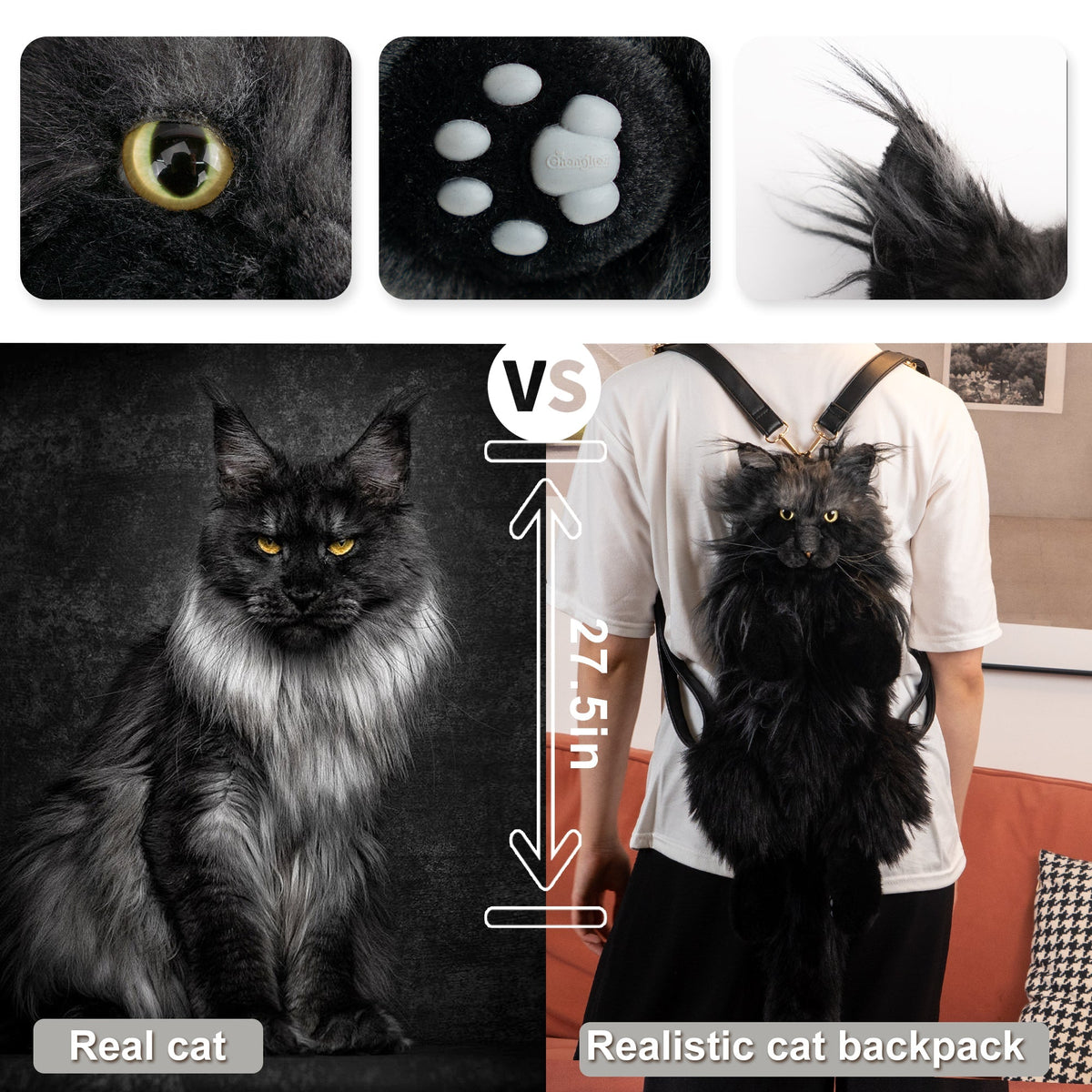 Maine Coon Cat Backpack