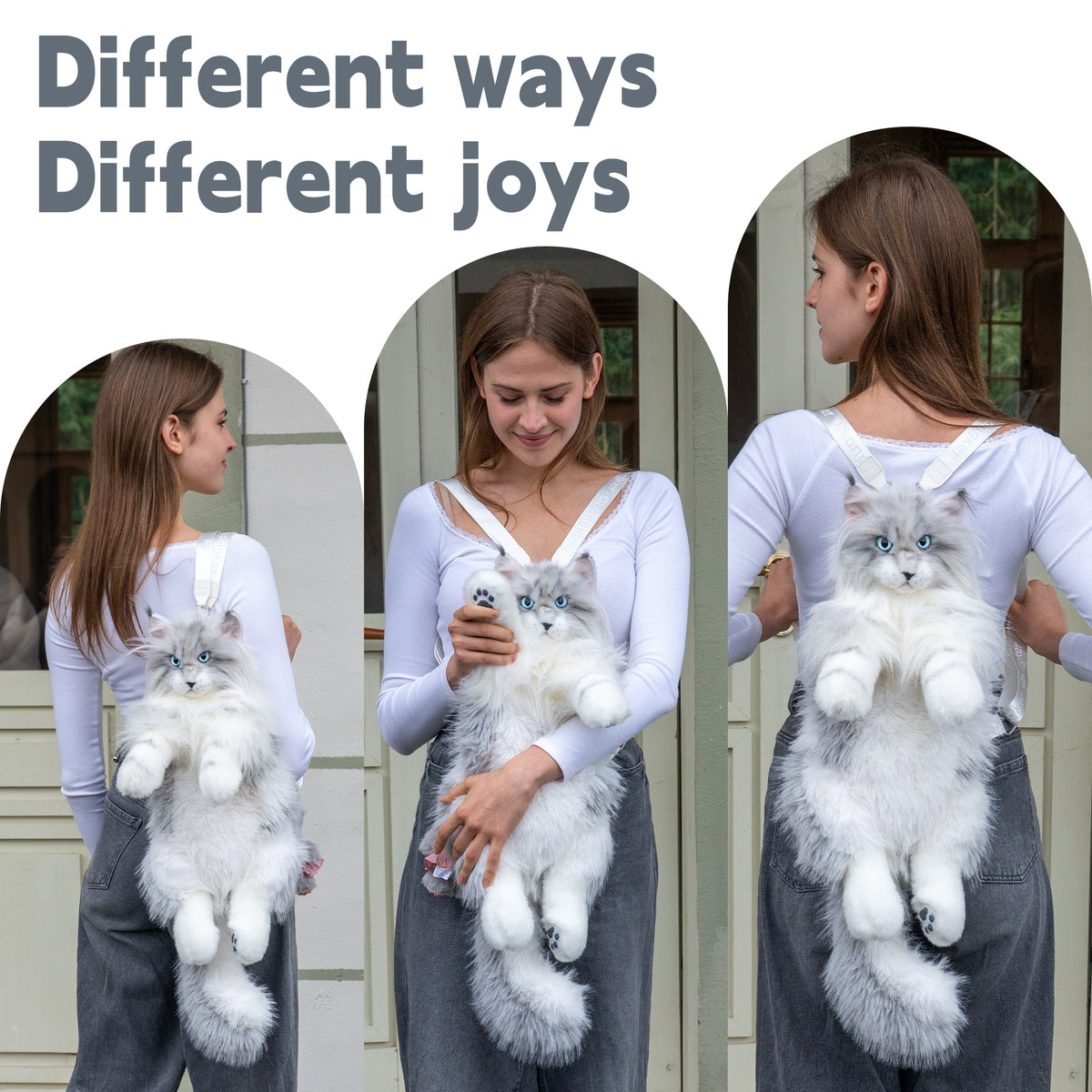 Silver Maine Coon Backpack